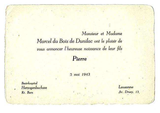 Curriculum Vitae Fondation Pierre Du Bois