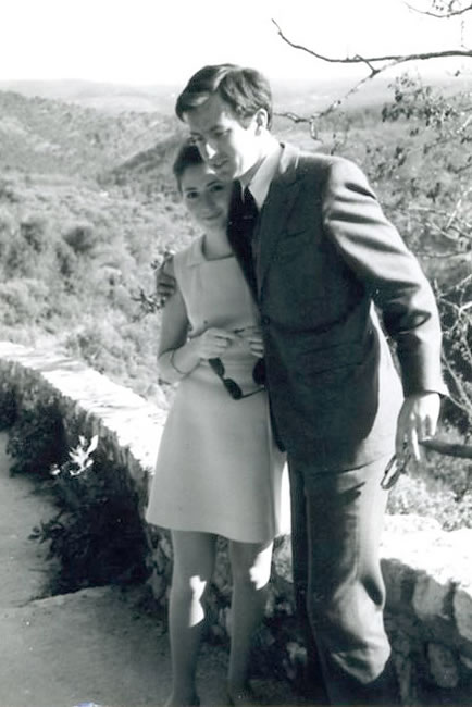 Pierre du Bois - May 1969, Pierre and Irina take their first trip together to the south of France