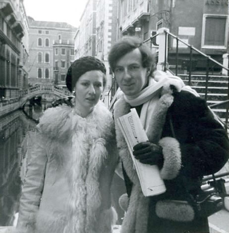 Pierre du Bois - One of the first photos of Pierre and Irina in Venice, early 1970s