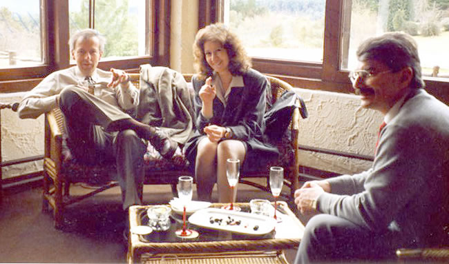 Pierre du Bois - Pierre and Irina in Chili in 1992