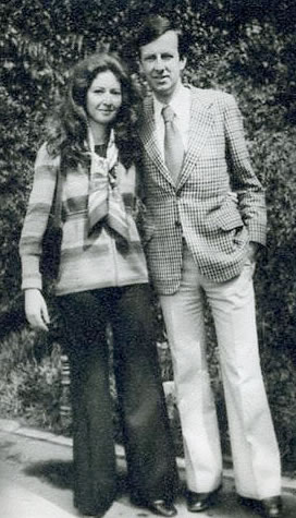 Pierre du Bois - April 1976, Pierre and Irina for the first time in Bucharest, here in the Cismigiu garden